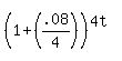 %281%2B%28.08%2F4%29%29%5E%284t%29