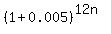 %281%2B0.005%29%5E%2812n%29