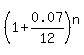 %281%2B0.07%2F12%29%5En