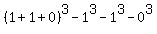 %281%2B1%2B0%29%5E3+-+1%5E3+-+1%5E3+-+0%5E3