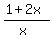 %281%2B2x%29%2F%28x%29