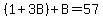 %281%2B3B%29%2BB=57