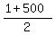 %281%2B500%29%2F2+