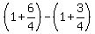 %281%2B6%2F4%29-%281%2B3%2F4%29