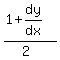 %281%2Bdy%2Fdx%29%2F%282%29