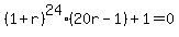 %281%2Br%29%5E24%2820r-1%29%2B1=0