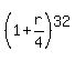 %281%2Br%2F4%29%5E32