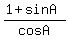 %281%2BsinA%29%2FcosA