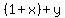 %281%2Bx%29%2By