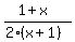 %281%2Bx%29%2F%282%2A%28x%2B1%29%29