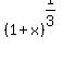 %281%2Bx%29%5E%281%2F3%29