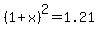 %281%2Bx%29%5E2+=+1.21