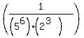 %281%2F%28%285%5E6%29%2A%282%5E%283%29%29%29%29%29