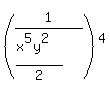 %281%2F%28%28x%5E5y%5E2%29%2F2%29%29%5E4