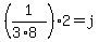 %281%2F%283%2A8%29%29%2A2=j
