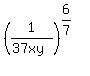 %281%2F%2837xy%29%29%5E%286%2F7%29