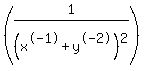 %281%2F%28x+%5E-1%2B+y%5E-2%29%5E2%29