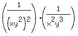 %281%2F%28xy%5E2%29%5E2%29%281%2F%28x%5E2y%5E3%29%29