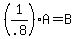 %281%2F.8%29A=B