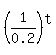 %281%2F0.2%29%5Et