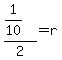%281%2F10%29%2F2=r
