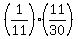 %281%2F11%29%2A%2811%2F30%29