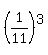 %281%2F11%29%5E3
