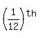%281%2F12%29%5E%28th%29