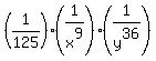 %281%2F125%29%281%2Fx%5E9%29%281%2Fy%5E36%29
