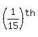 %281%2F15%29%5Eth