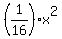 %281%2F16%29x%5E2