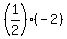 %281%2F2%29%28-2%29
