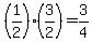 %281%2F2%29%283%2F2%29=3%2F4