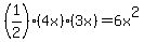%281%2F2%29%284x%29%283x%29+=+6x%5E2