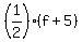 %281%2F2%29%28f%2B5%29