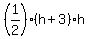 %281%2F2%29%28h%2B3%29h