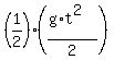 %281%2F2%29%2A%28%28g%2At%5E2%29%2F2%29