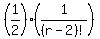 %281%2F2%29%2A%281%2F%28r-2%29%21%29