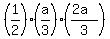 %281%2F2%29%2A%28a%2F3%29%2A%28%282a%29%2F3%29%29
