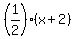 %281%2F2%29%2A%28x%2B2%29