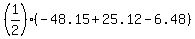 %281%2F2%29%2A+%28-48.15%2B25.12-6.48%29