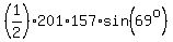 %281%2F2%29%2A201%2A157%2Asin%2869%5Eo%29