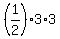 %281%2F2%29%2A3%2A3