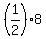 %281%2F2%29%2A8