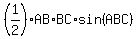 %281%2F2%29%2AAB%2ABC%2Asin%28ABC%29