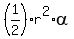 %281%2F2%29%2Ar%5E2%2Aalpha