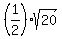 %281%2F2%29%2Asqrt%2820%29