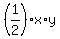 %281%2F2%29%2Ax%2Ay