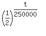 %281%2F2%29%5E%28t%2F250000%29