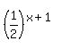 %281%2F2%29%5E%28x%2B1%29